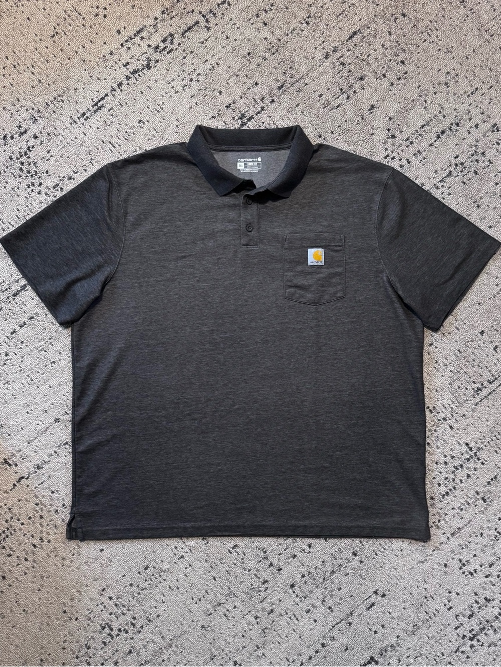 Carhartt Men's Loose Fit Midweight Short-Sleeve Pocket Polo Shirt XXL